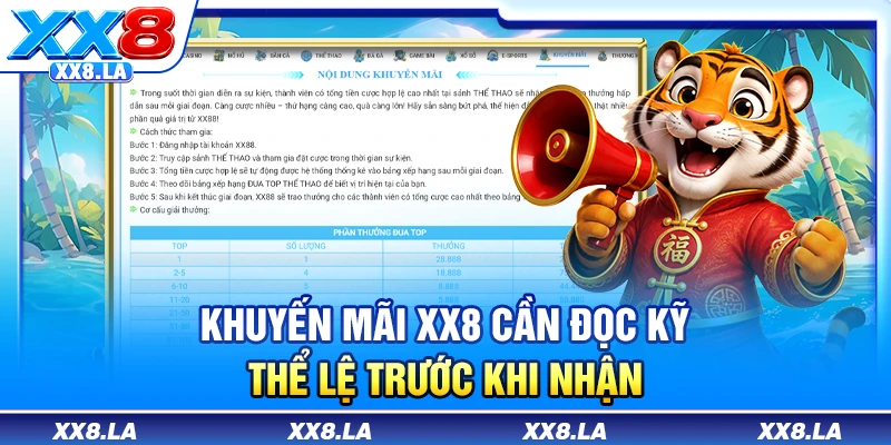 Khuyến mãi XX8 cần đọc kỹ thể lệ trước khi nhận